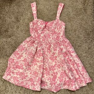 Floral pink Quinn Dress
